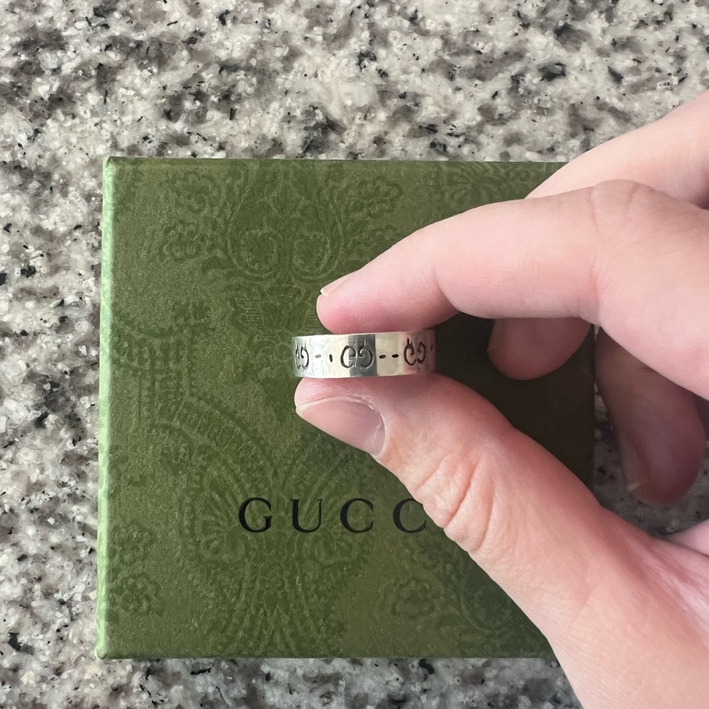 Gucci Ghost Ring in Silver